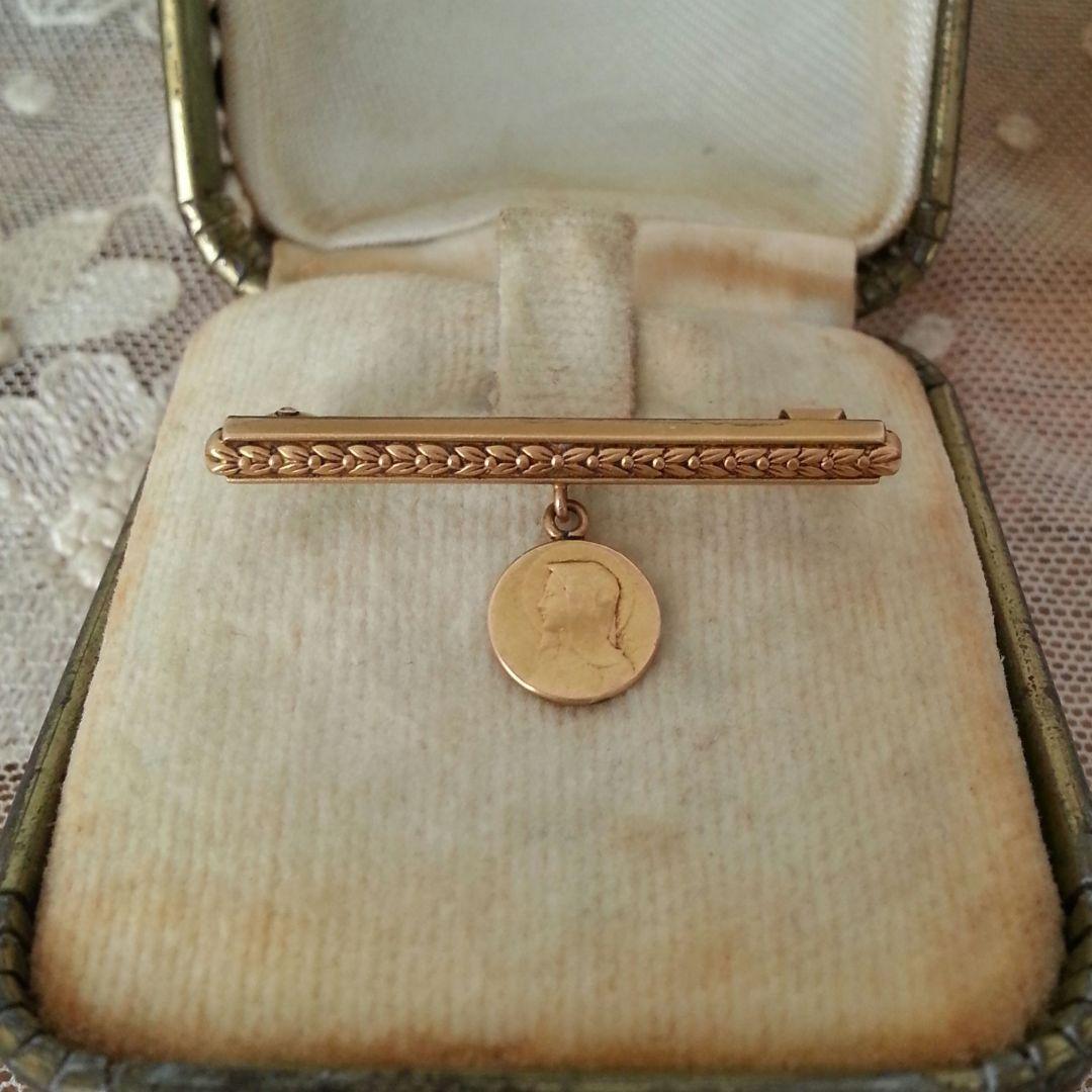 BEBE ピン FIX フランス アンティーク ベベピン ドール