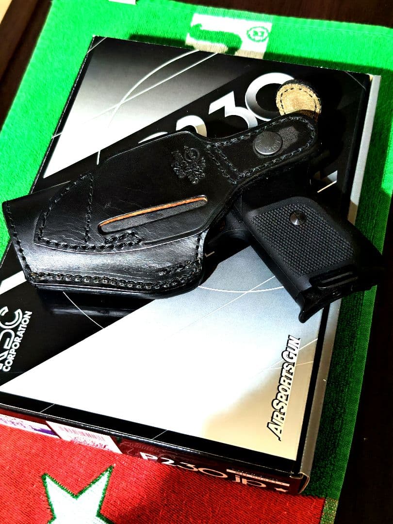 【牛革製ホルスター付き】KSC SIG P230 JP HWガスブローバック