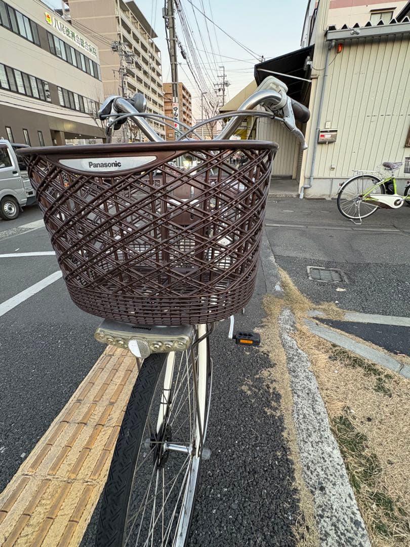 中古Panasonic電動アシスト自転車　8.9Ah 大阪　093番