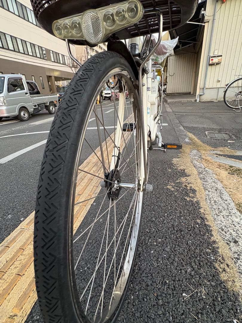 中古Panasonic電動アシスト自転車　8.9Ah 大阪　093番