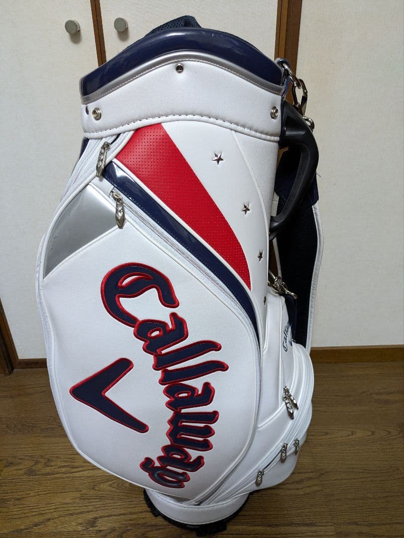 Callaway キャディバッグ ホワイト/レッド/ネイビー