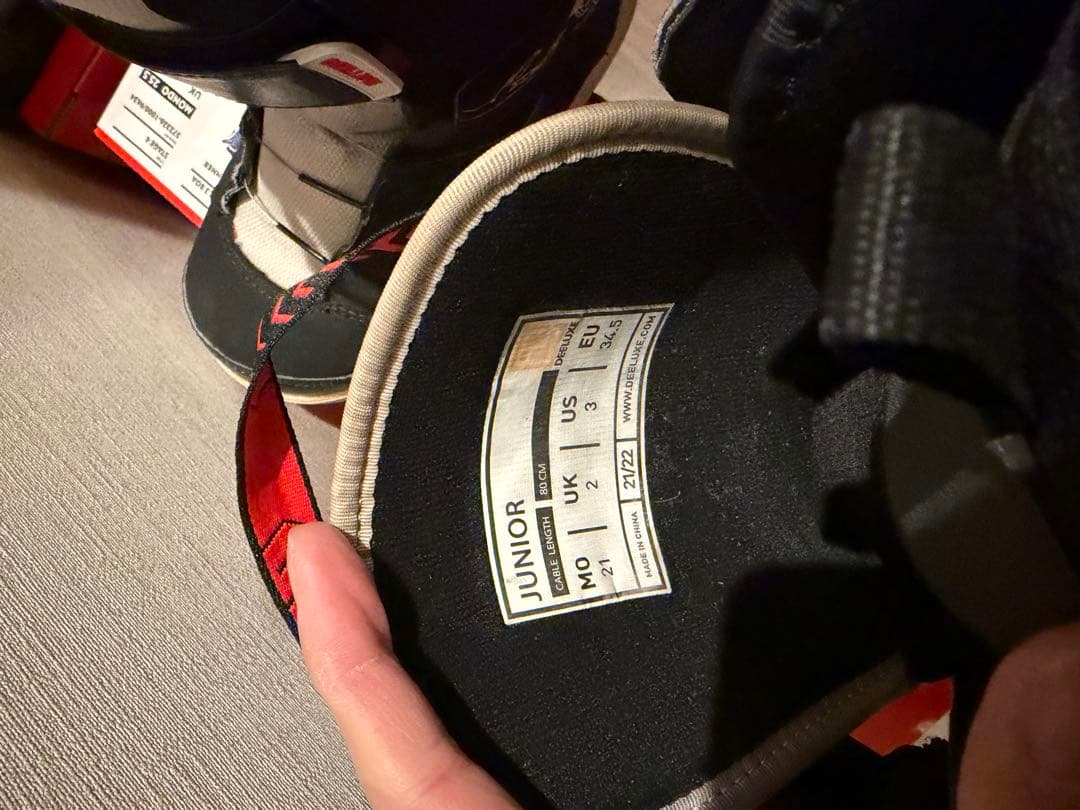 DEELUXE 子ども用スノーボードブーツ 21.0 21/22