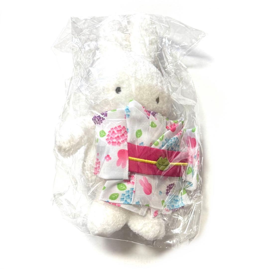 フラワーミッフィー ほわほわぬいぐるみ 浴衣 アジサイ ピンク