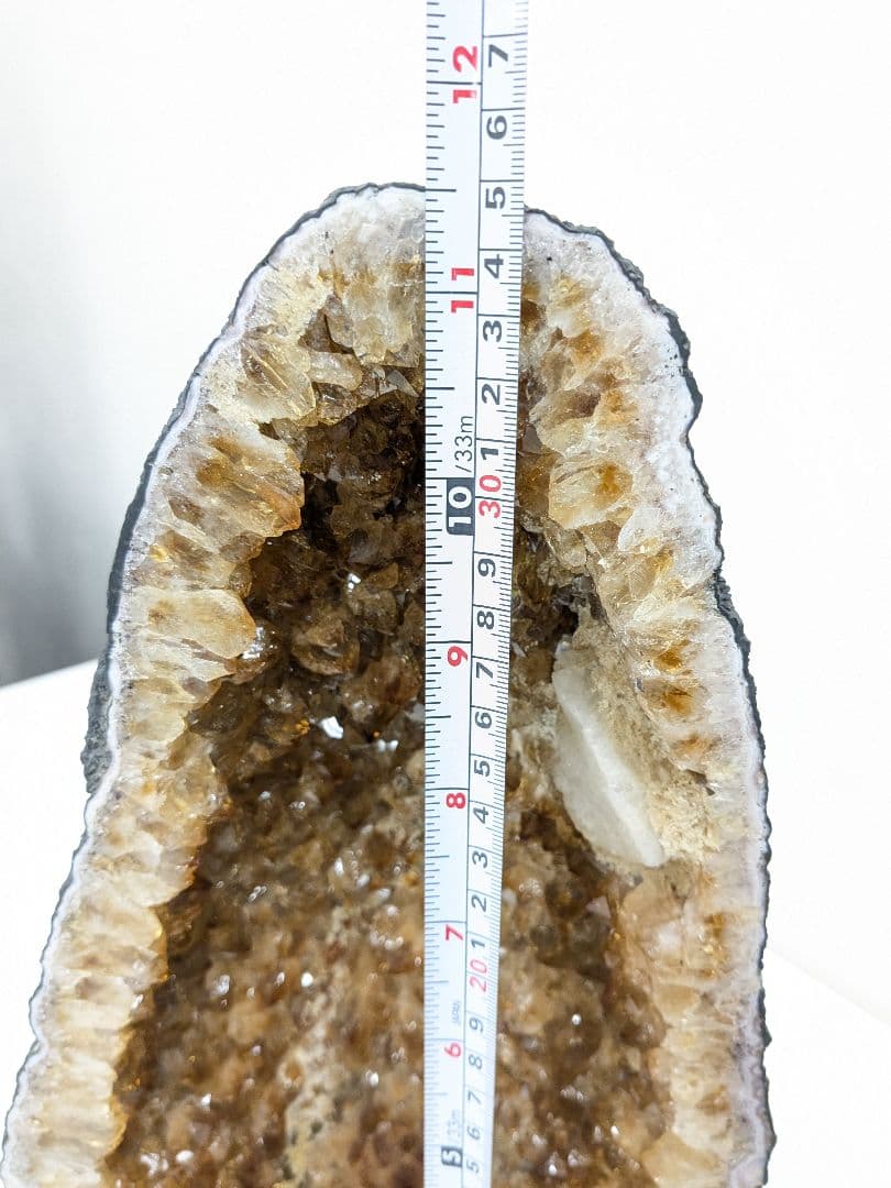 値下　シトリンドーム　高さ35cm