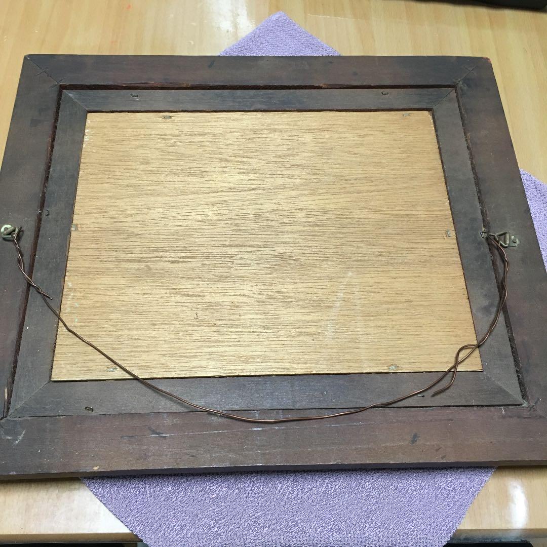 1089 絵画 油絵 F. Nicolas 帆船