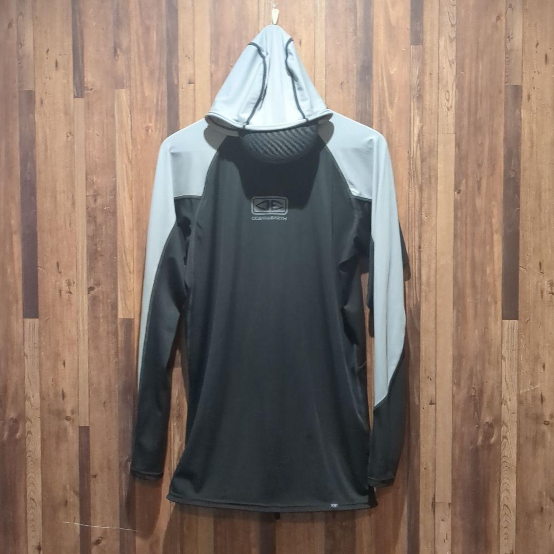 フードキャップ　長袖ラッシュガード ラッシュOCEAN&EARTH