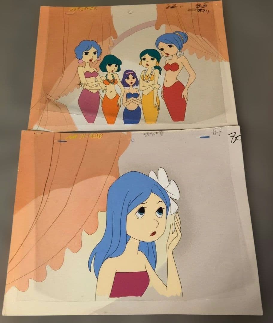 虫プロの遺産 なつかしの世界名作 アンデルセン物語 『人魚姫』セル画 昭和レトロ