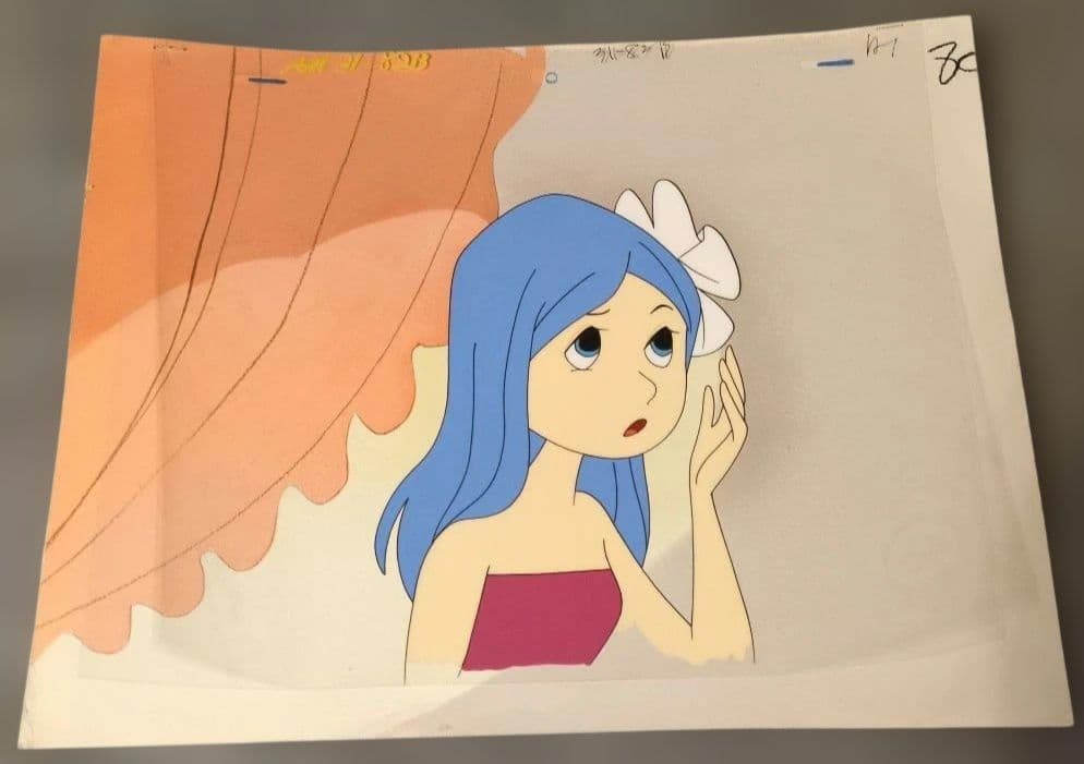 虫プロの遺産 なつかしの世界名作 アンデルセン物語 『人魚姫』セル画 昭和レトロ