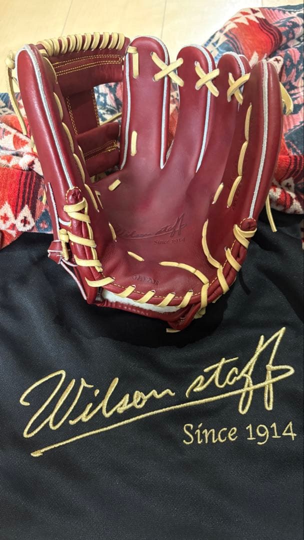 硬式用 WILSON STAFF DUAL 内野手用 86型　ブリック　限定