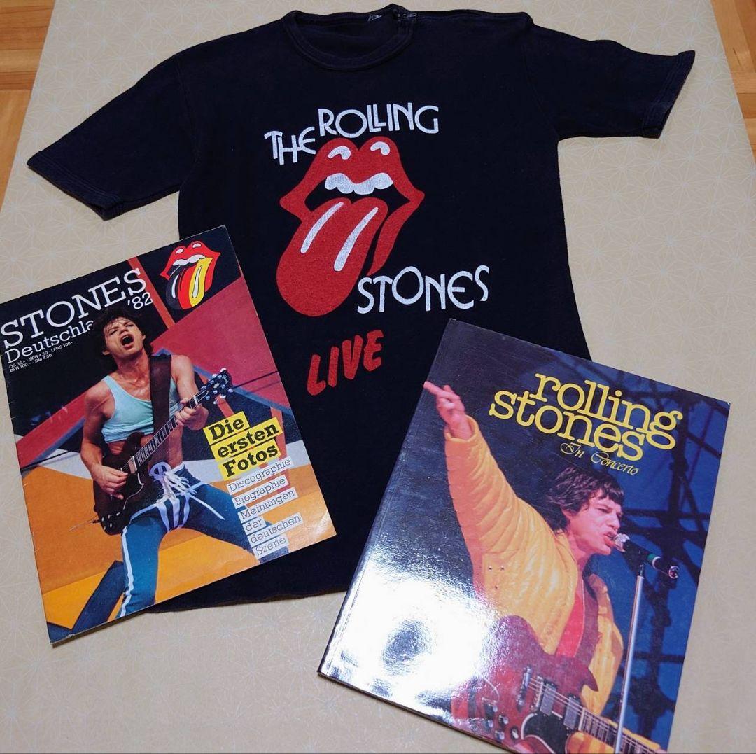 ローリングストーンズ　ツアーTシャツ　音楽雑誌　海外購入品　レア