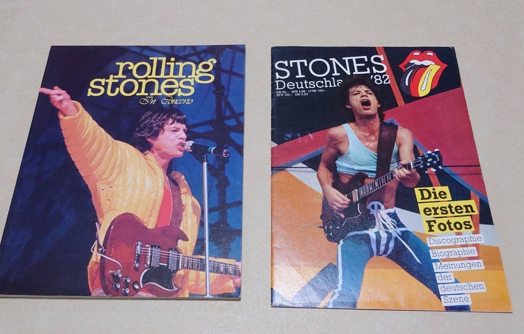 ローリングストーンズ　ツアーTシャツ　音楽雑誌　海外購入品　レア