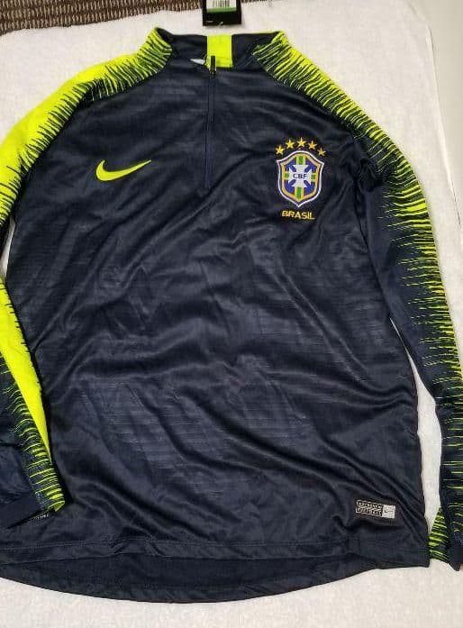 サッカー、ブラジル代表、ジャージ上下、2019年モデル、海外製XL、選手仕様