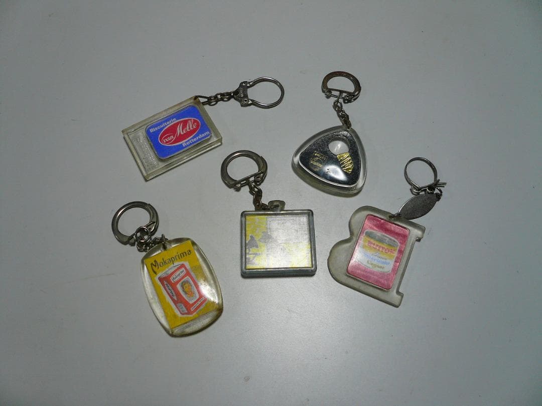 希少 ビンテージ キーホルダー 5個 企業モノ 広告 ビクター犬 ニッパー