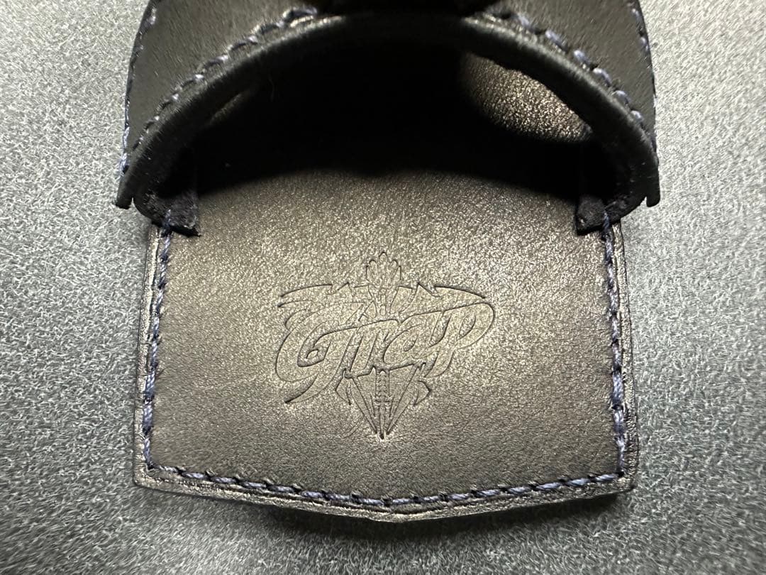 ゆうま⭐︎ダーツケースカバー（黒、ステッチ:黒）