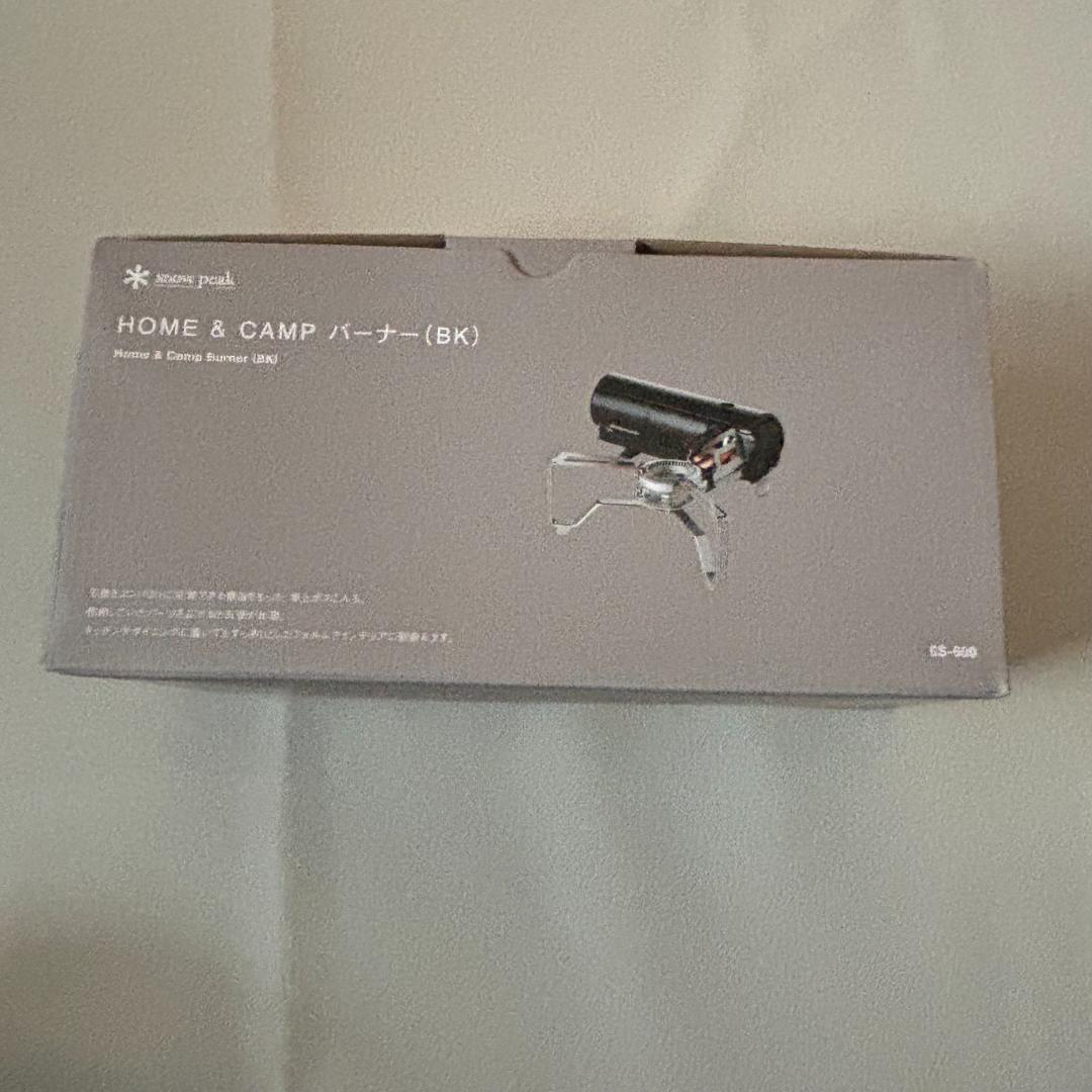 新品 スノーピーク  & CAMP バーナー ブラック GS-600BK