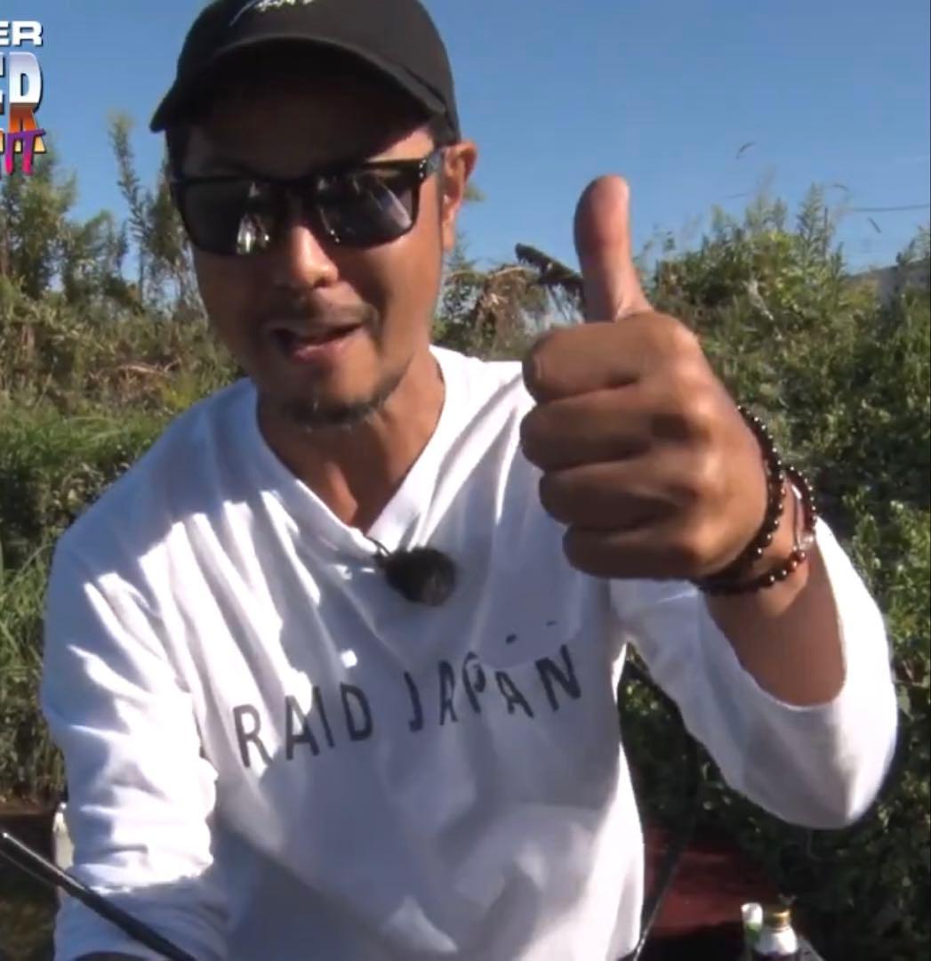 【SALE】【希少】レイドジャパン　Tシャツ 長袖　黒　Lサイズ