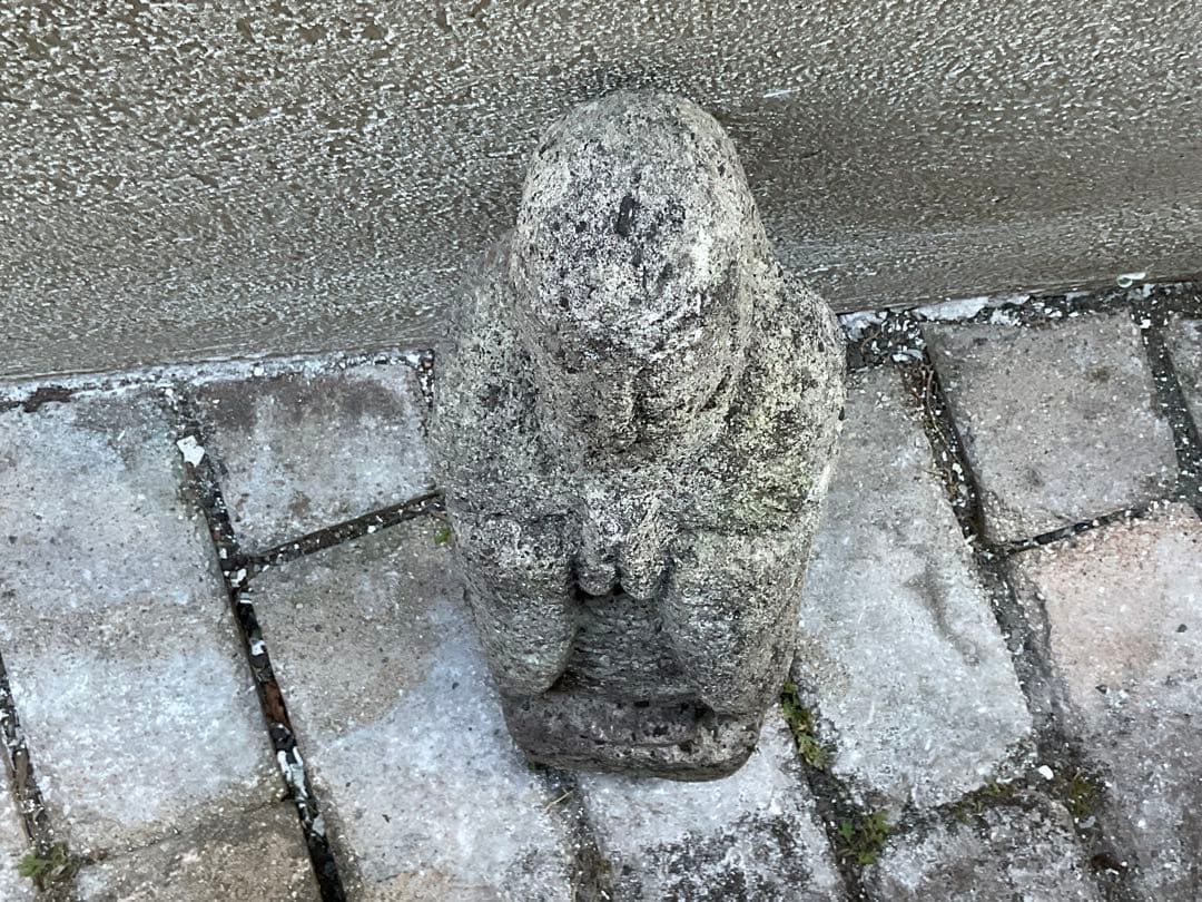 耳の大きなお地蔵様　地蔵　石仏　仏像　仏教美術　江戸時代　新潟県　高さ約42cm