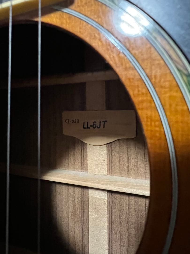 【美品】YAMAHA LL-6JT アコースティックギター　ハードケース付き