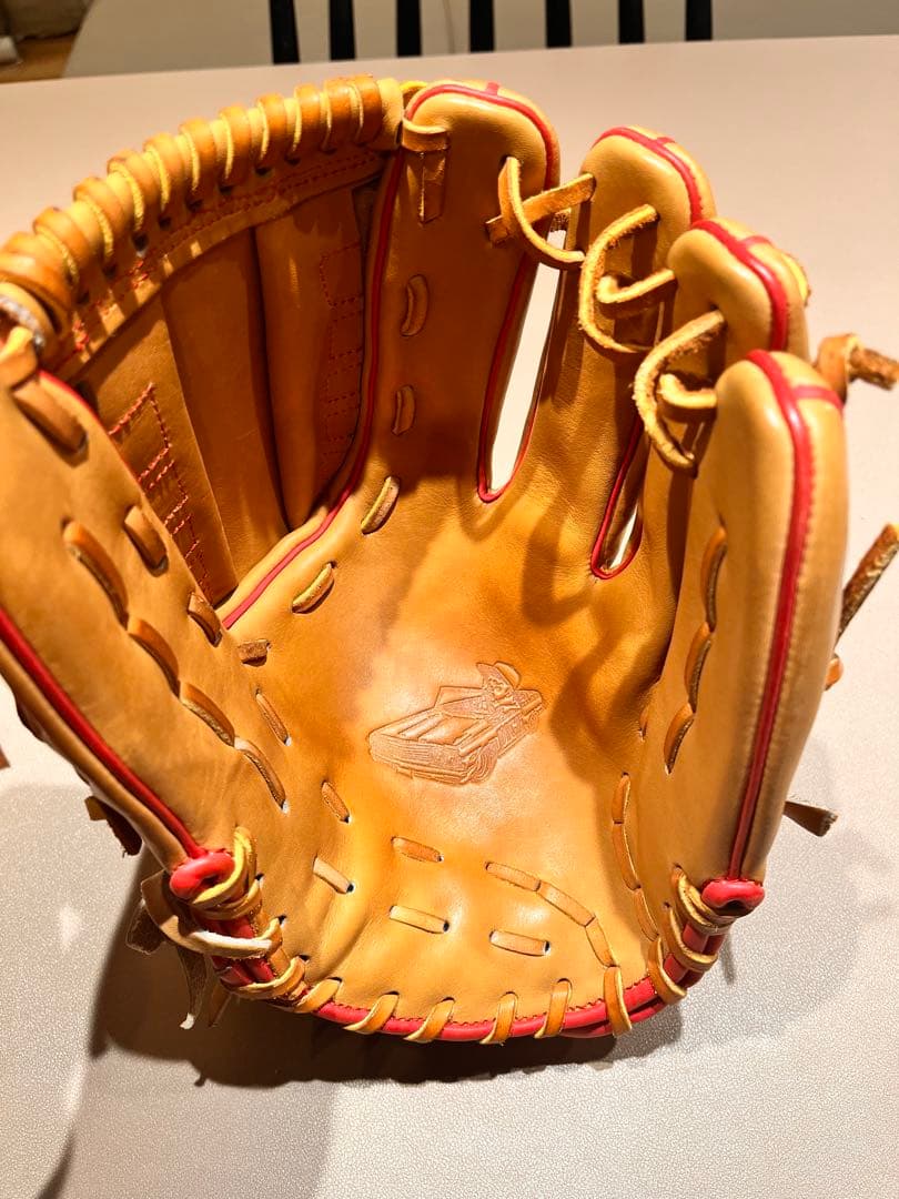 【美品】DICE 硬式投手用グローブ ベージュ