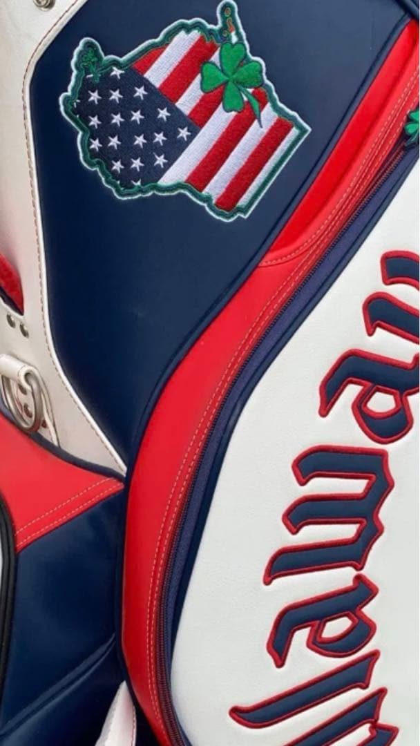 ★超希少★2017USオープン限定キャロウェイキャディバッグ☆ヘッドカバー3種付