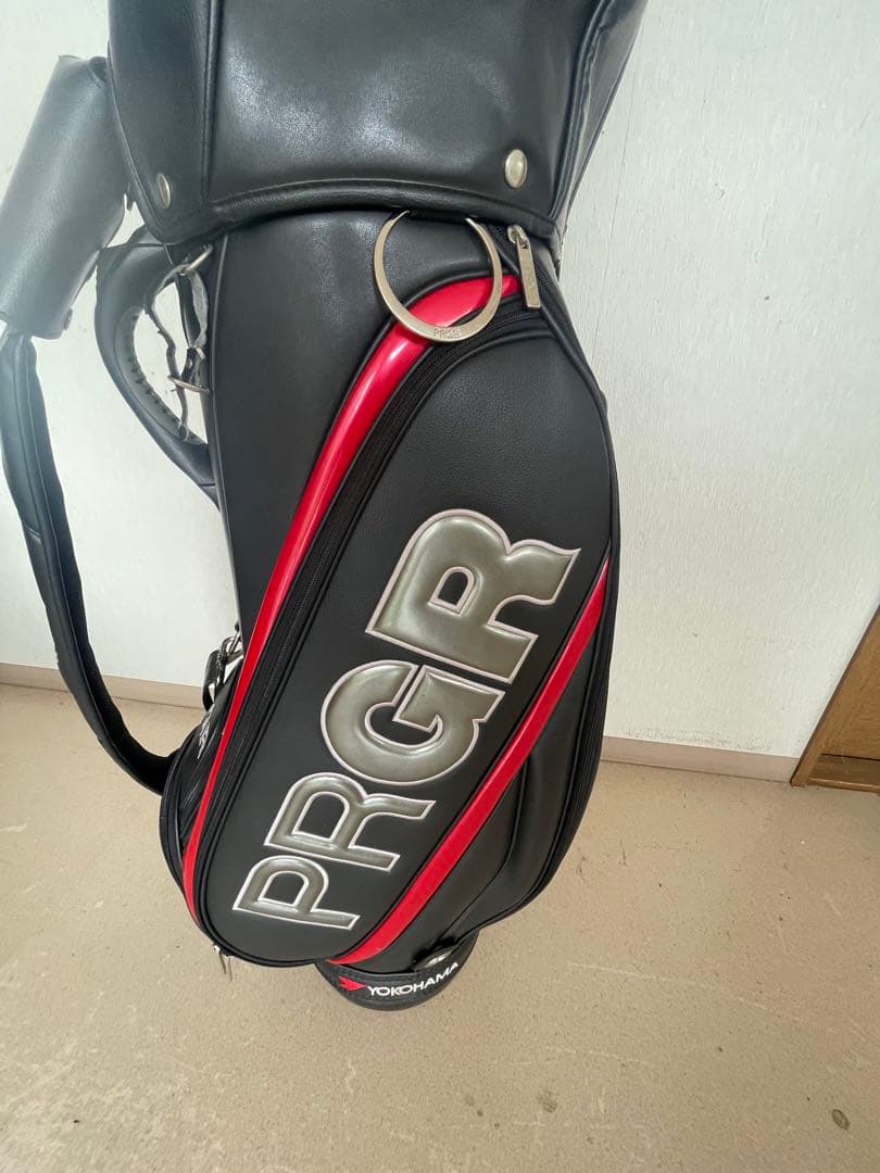 PRGRプロギア　ゴルフ　キャディバッグ PRCB-184 9型ブラック/レッド