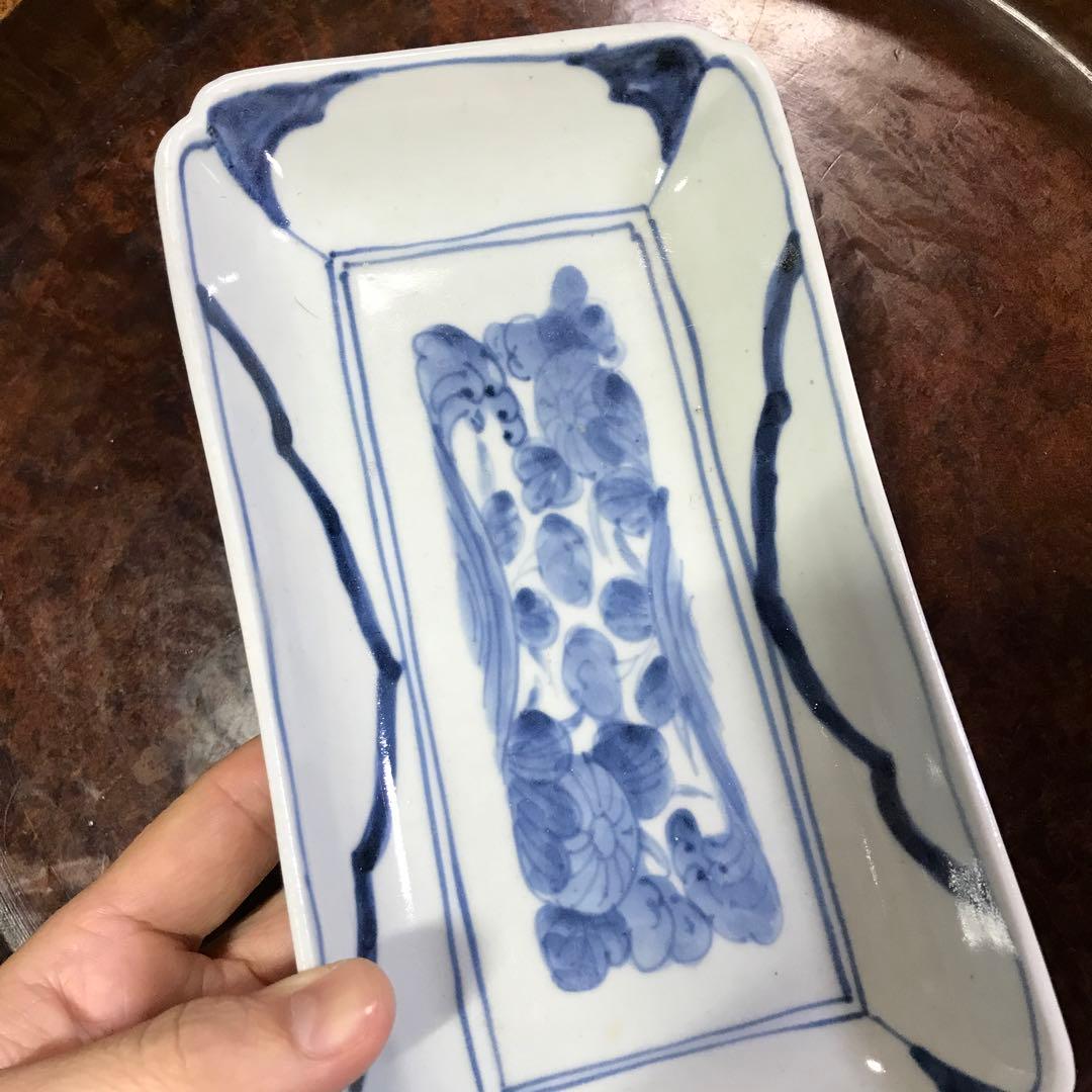 古伊万里　長皿　鮎皿　民藝　民芸　切込焼　波佐見　くらわんか　柿右衛門　藍九谷