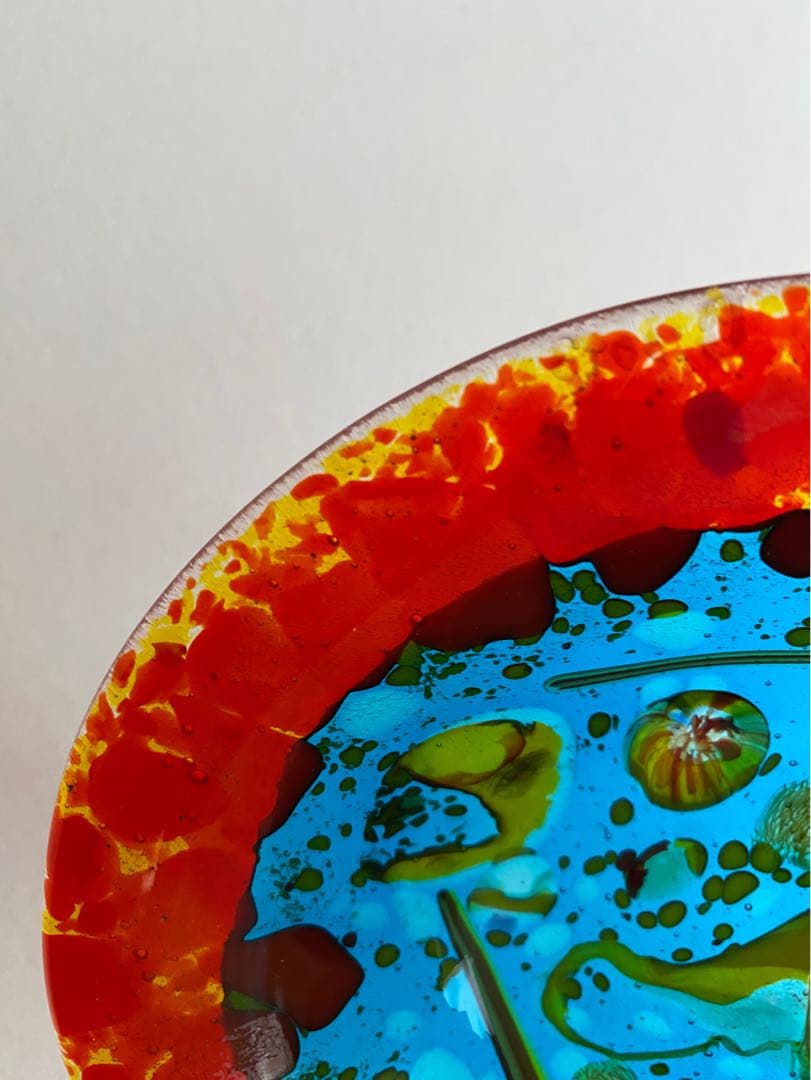 オーストラリア アンティーク ビンテージ 器 ガラス クリア 地球 太陽 新品