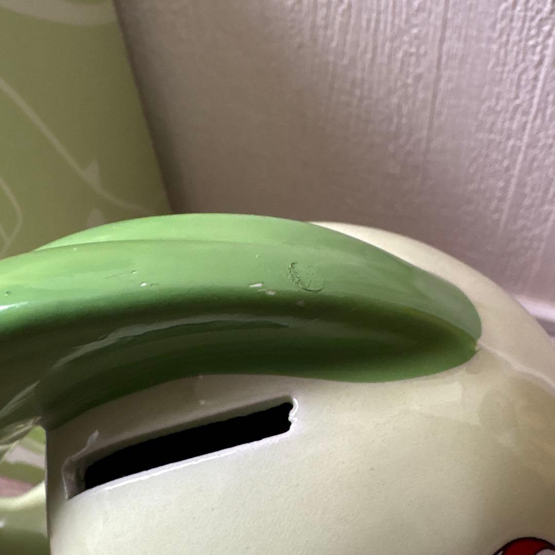 ポケットモンスター ポケモン チコリータ 貯金箱 陶器 大サイズ 新品未使用