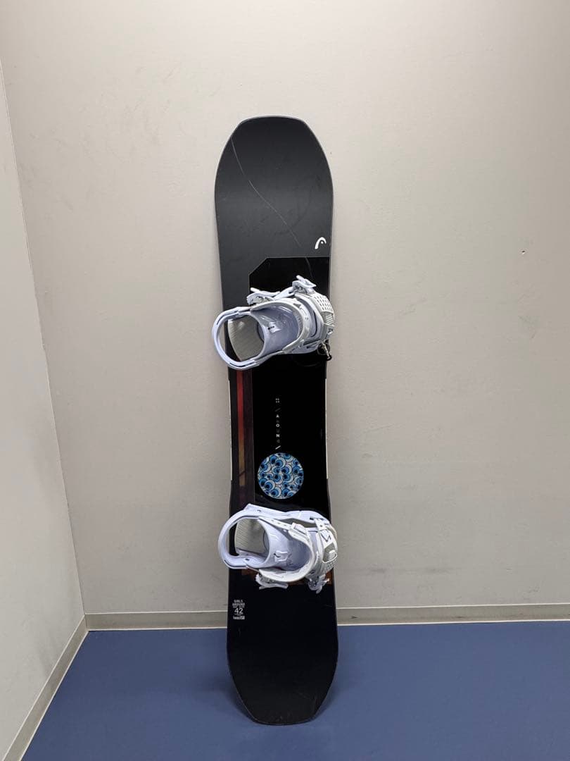 HEAD スノーボード ブラック ホワイトビンディング