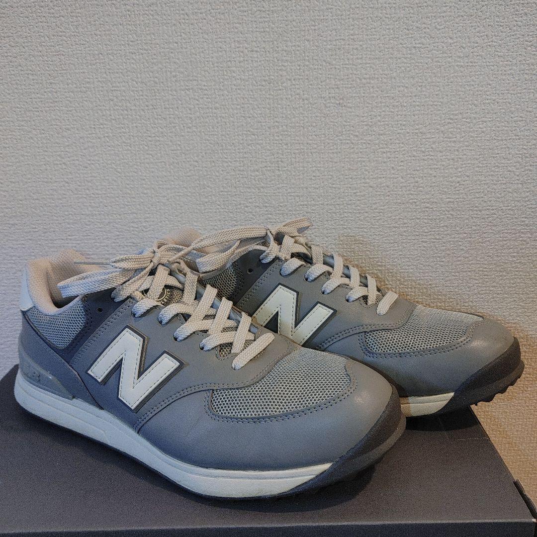 ニューバランス　574 ゴルフ　25.5センチ グレー