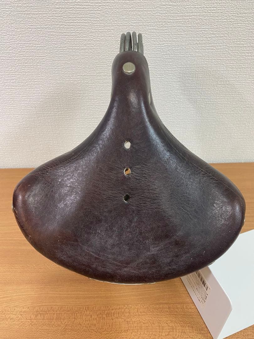 オランダ製　Lepper社　自転車用　ブラウン　レザーサドル