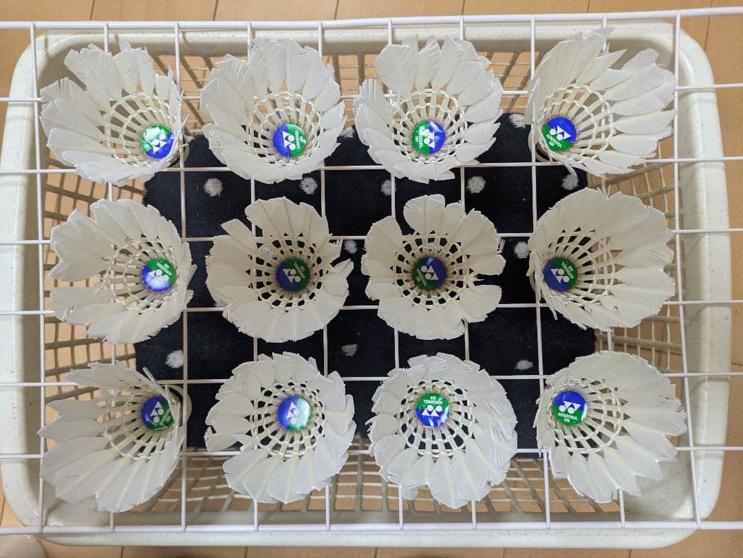 きのこ　バドミントン中古シャトル 120球