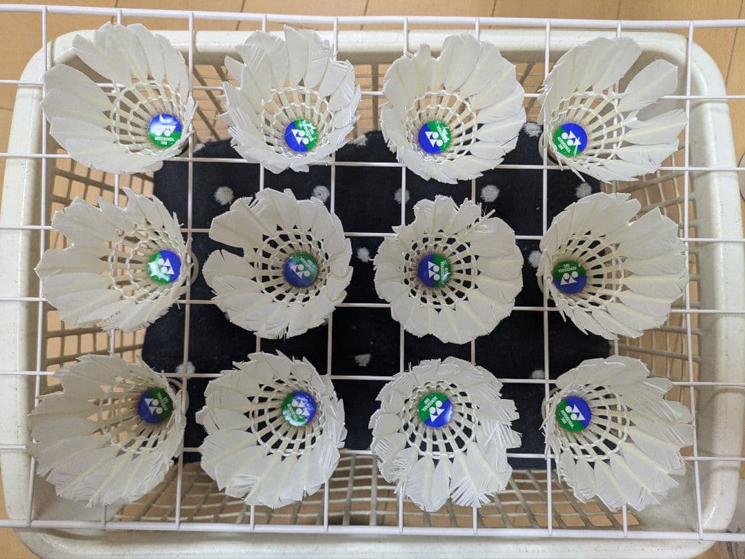 きのこ　バドミントン中古シャトル 120球