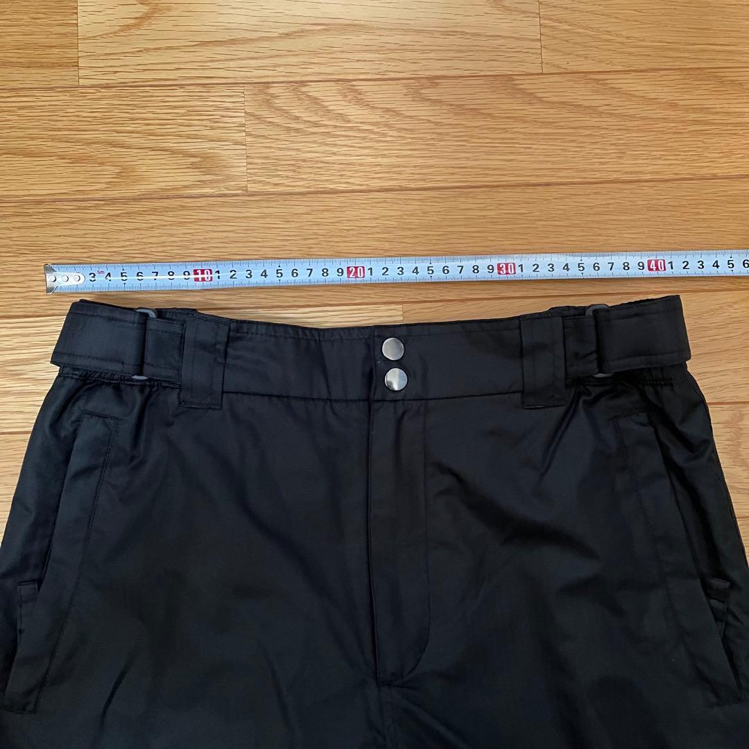 スキーウェア　スノボウェア　黒　上下セット