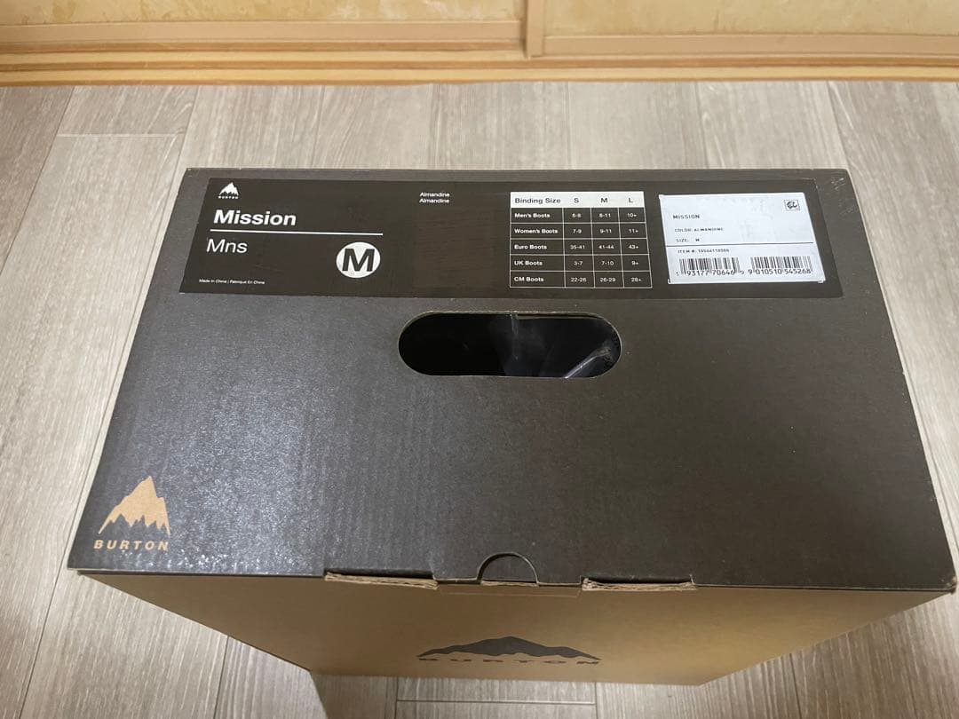 スノーボード BURTON Mission M ALMANDINE 23-24