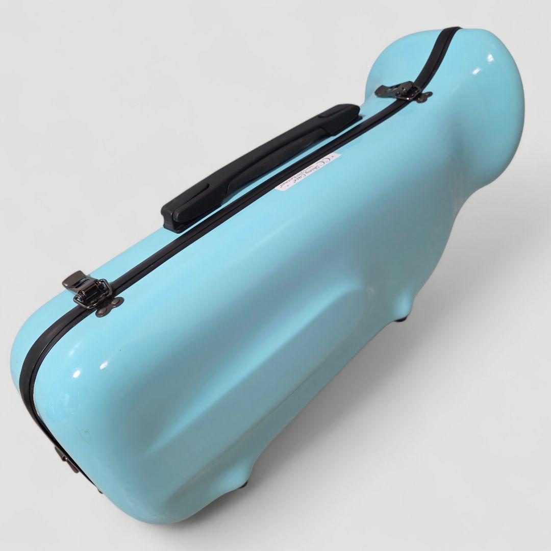 C.C.シャイニーケースII トランペット ハードケース アクア 楽器ケース