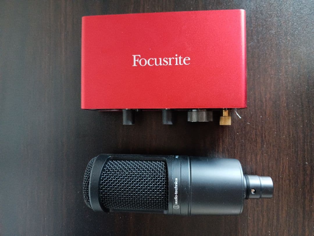 k*a様 Focusrite Scarlett 2i2 + コンデンサーマイク