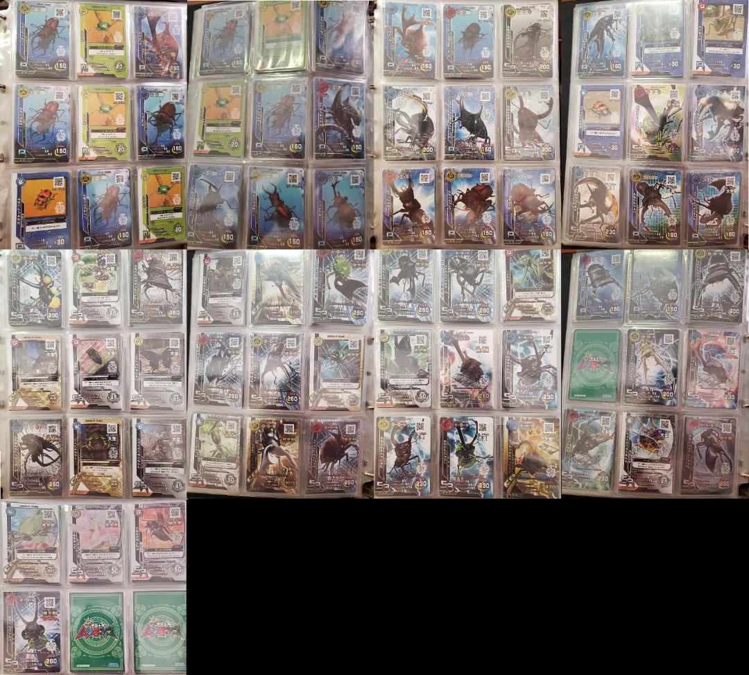 新ムシキング　1-4弾フルコンプ　5弾　プロモセミコンプ　ID無　希少セット