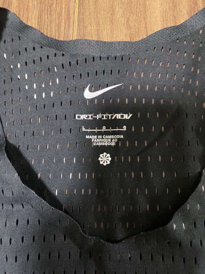 NIKE エアロスイフト シングレット黒