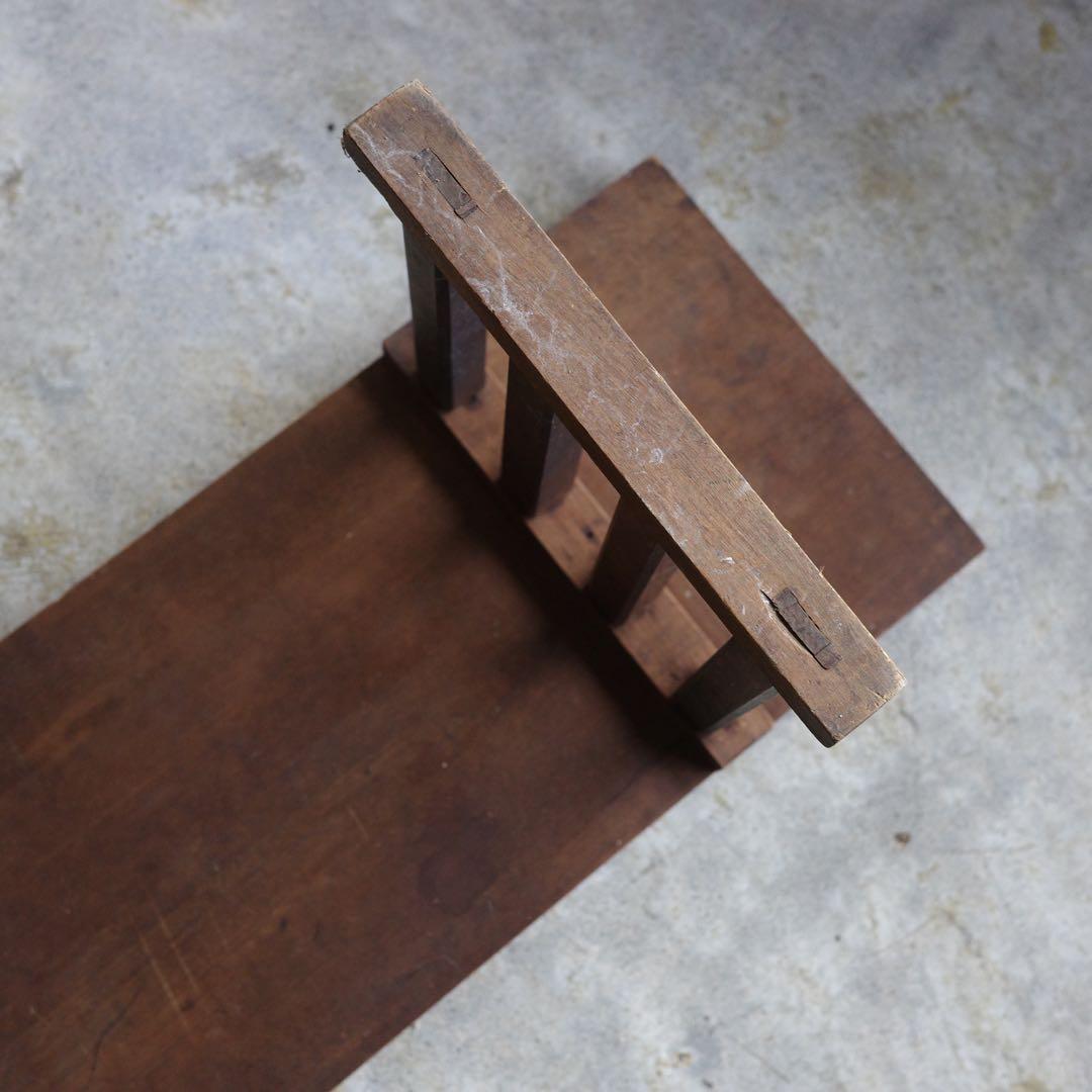 値下げしました！古家具　レトロな花台　展示台　八足台