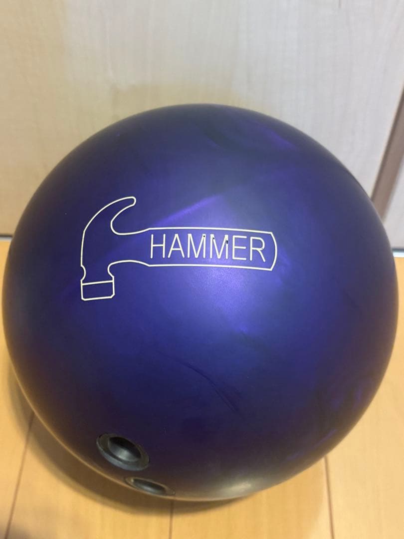 パープルパールウレタン HAMMER ボウリングボール 15ポンド