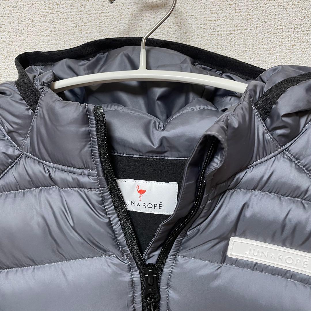 美品♡ジュンアンドロペ　ダウンベスト　ゴルフウェア　レディース　フード付き