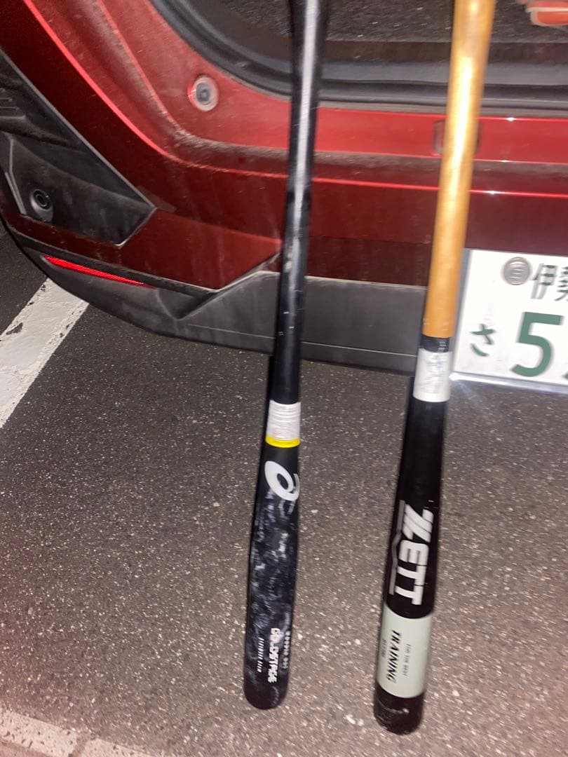 犬*叉様 軟式野球道具一式 バット2本 グローブ1個(グローブケース付き)