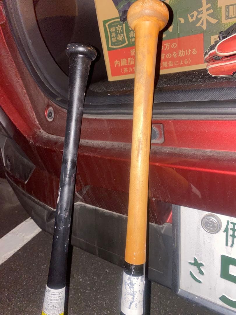 犬*叉様 軟式野球道具一式 バット2本 グローブ1個(グローブケース付き)