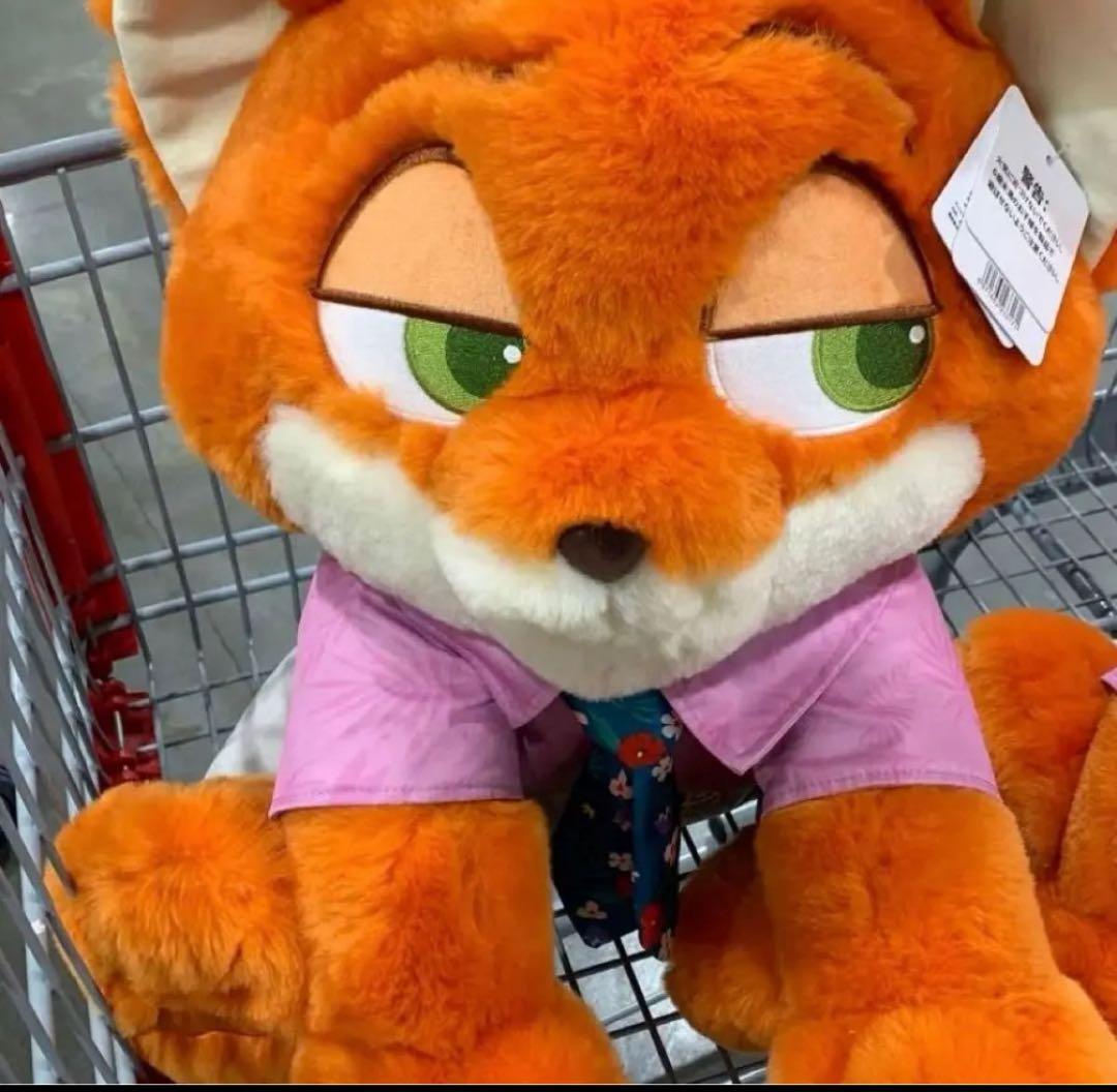 ズートピア ニック・ワイルド ぬいぐるみ 50cm・ブランケット付き 1体