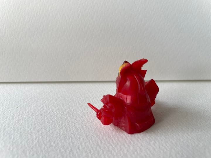 【希少】ガン消し 麗騎士レッドウォーリア 彩色済み