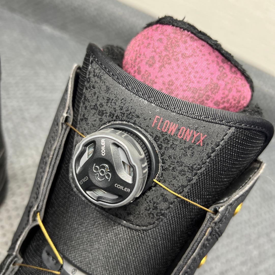 5回使用 24.5cm FLOW ONYX BOA スノーボード ブーツ