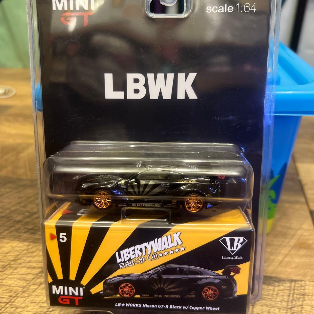 LB☆WORKS Nissan GT-R Blacks ミニカー