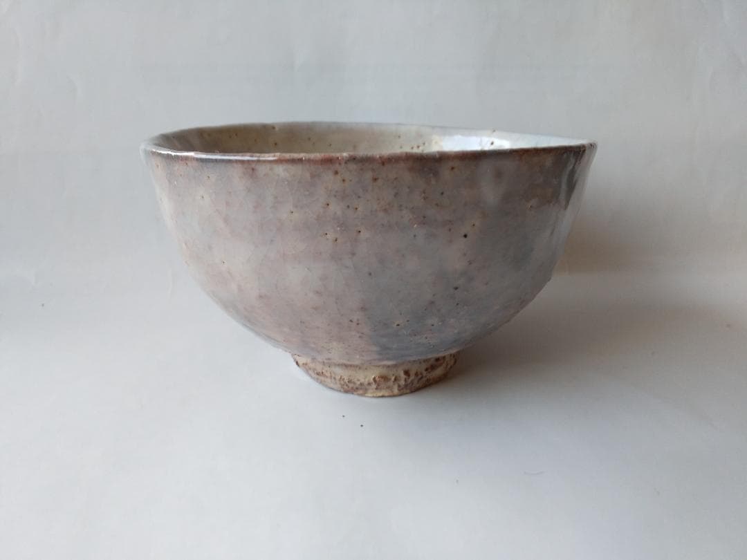 萩焼 茶碗 十二代 大和萬山 作 萩焼 共箱 共布 茶道具 抹茶碗 新品 未使用