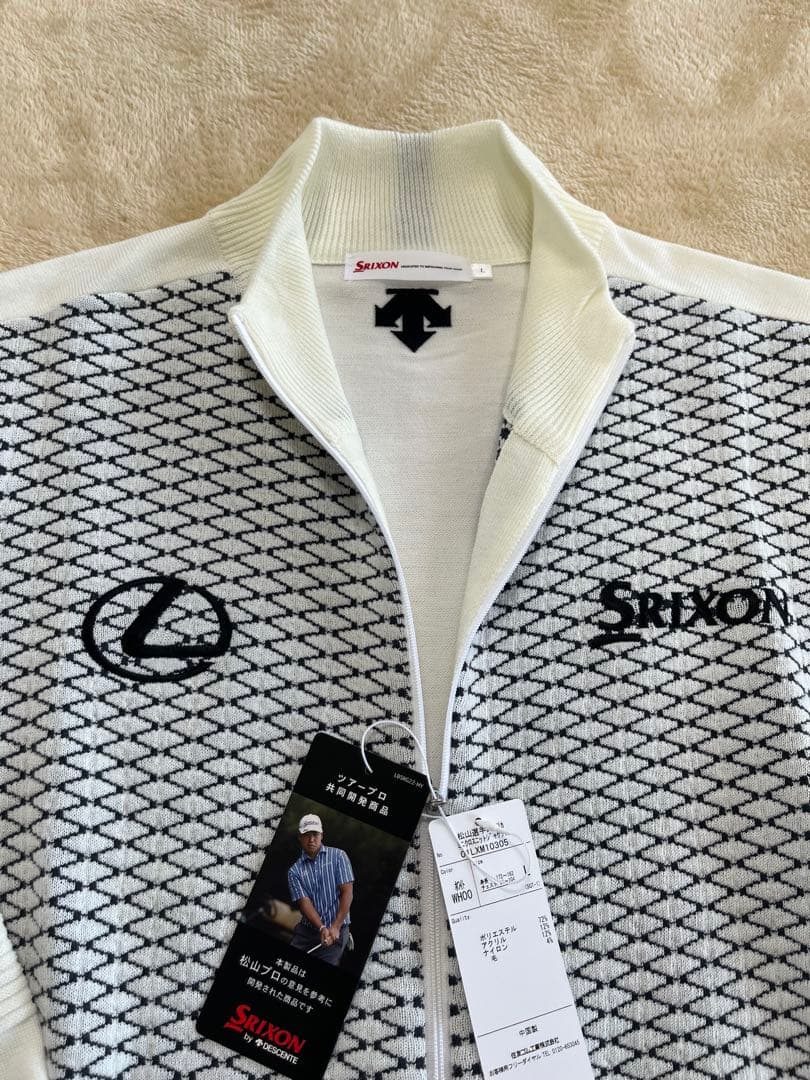 松山選手レプリカSrixon ゴルフウェア Lサイズ ホワイト